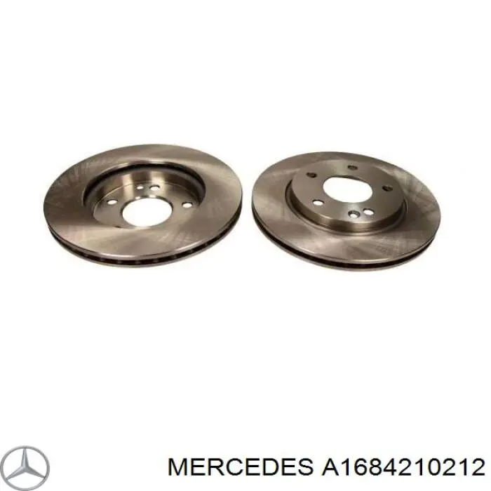 A1684210212 Mercedes диск гальмівний передній