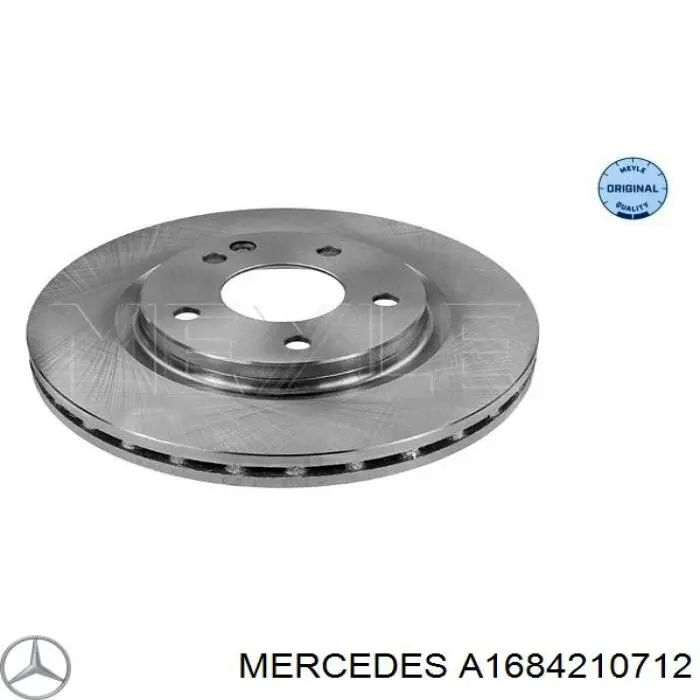Диск переднього гальма Mercedes A1684210712 ціна, від 30.06 USD