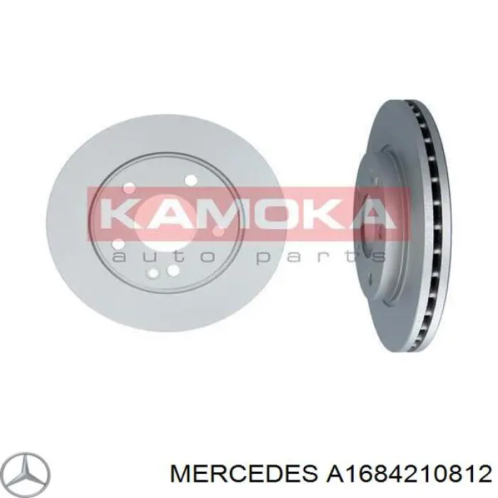 Диск переднього гальма Mercedes A1684210812 ціна, від 23.81 USD
