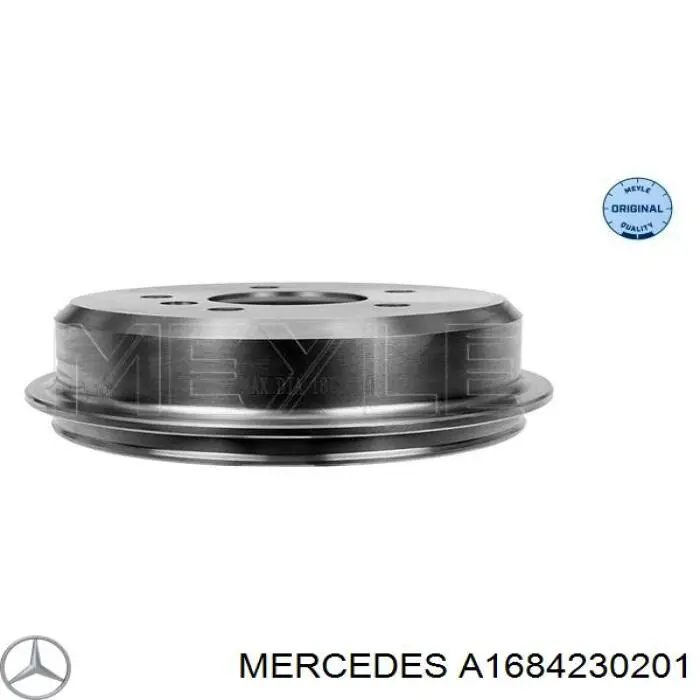 Барабан гальмівний задній Mercedes A1684230201 ціна, від 27.94 USD