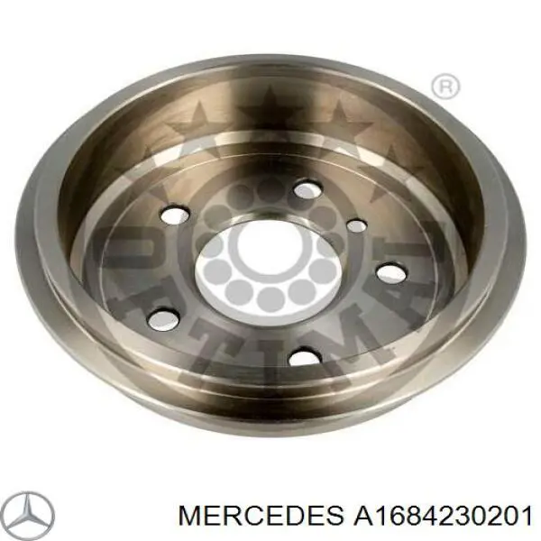 Купити A1684230201 Mercedes Барабан гальмівний задній