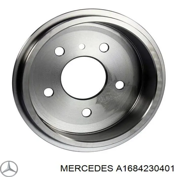 Барабан гальмівний задній Mercedes A1684230401