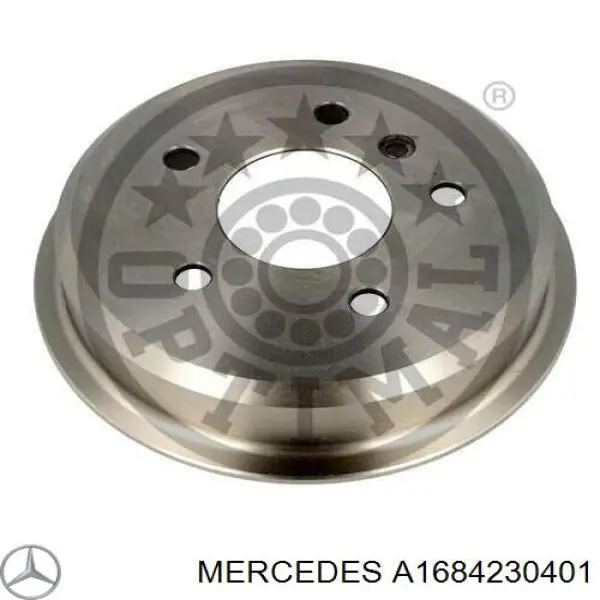A1684230401 Mercedes Барабан гальмівний задній