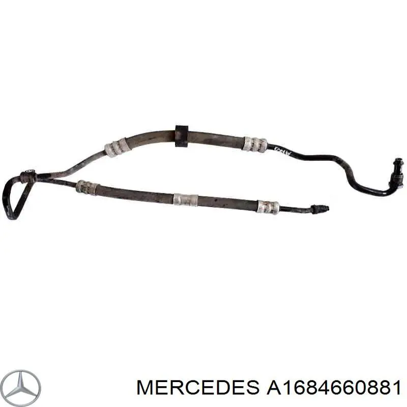 Патрубок високого тиску гідропідсилювача Mercedes A1684660881 ціна, від 13.94 USD