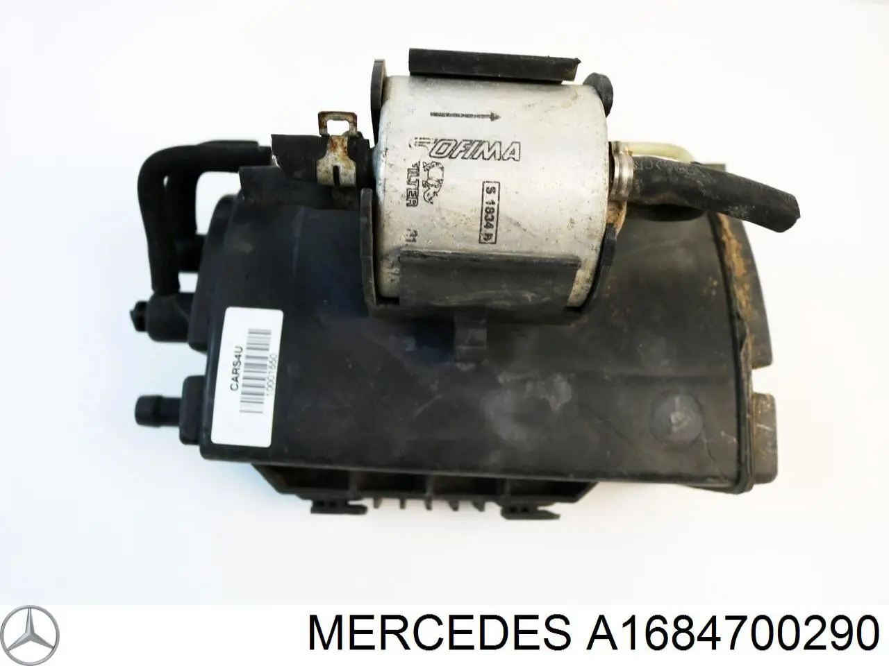 Адсорбер парів палива Mercedes A1684700290 ціна, від 12.67 USD