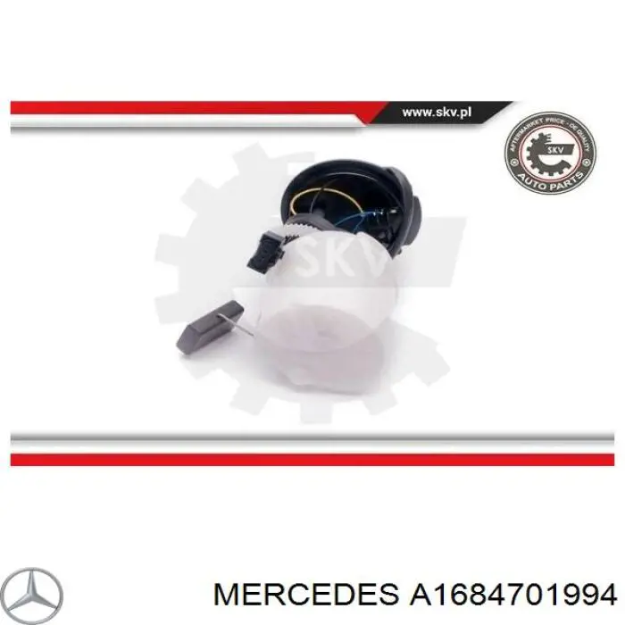 Купити A1684701994 Mercedes Насос занурювальний в баці