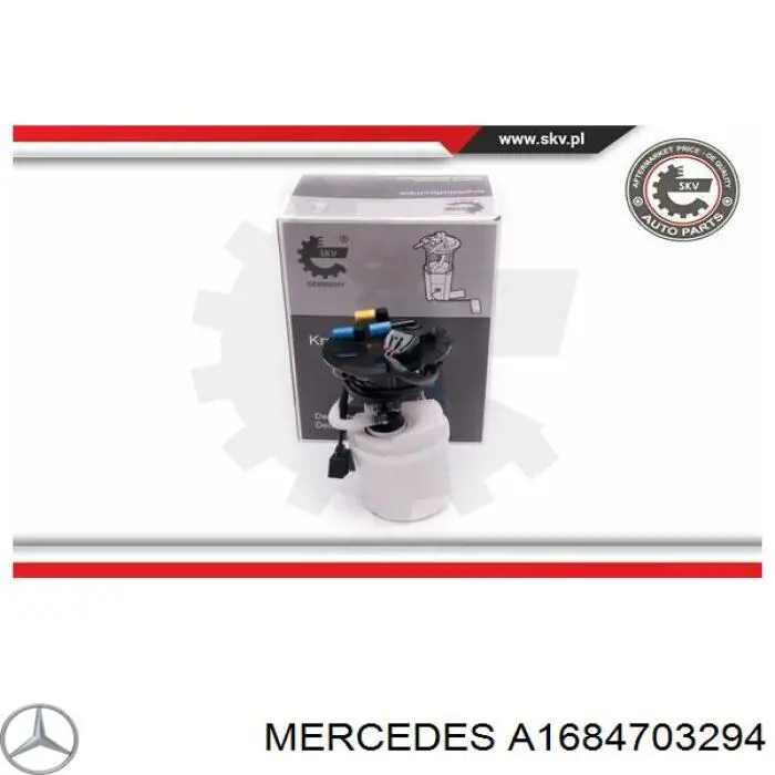 Модуль бензонасоса Mercedes A1684703294 ціна, від 93.88 USD