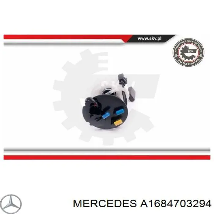 Купити A1684703294 Mercedes Насос занурювальний в баці