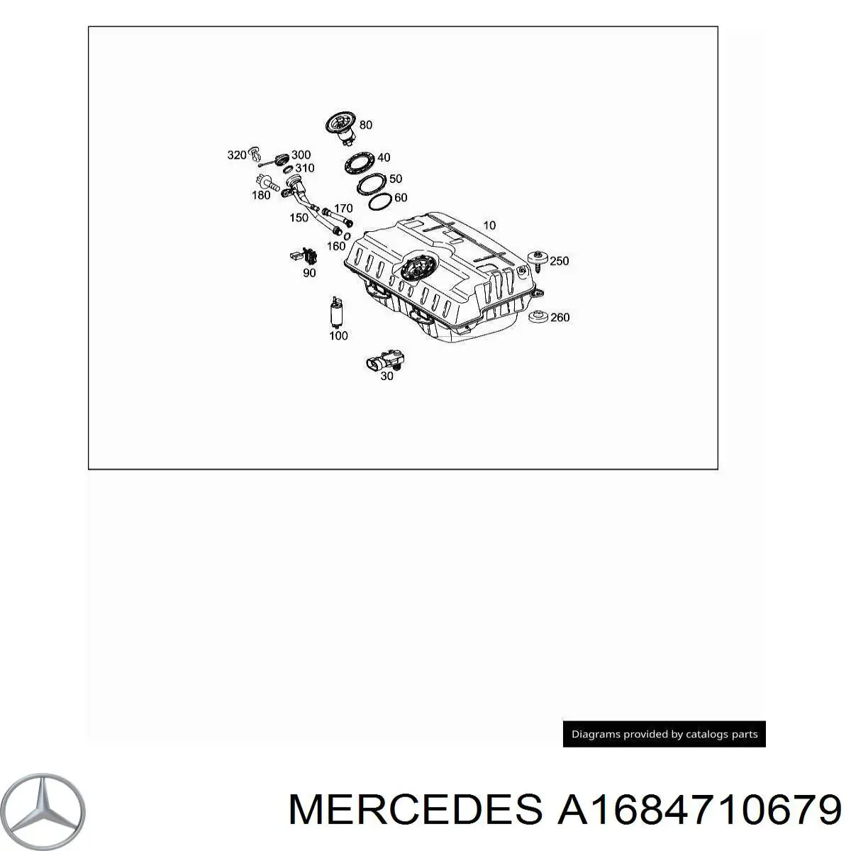  Mercedes A1684710679 ціна, від  USD