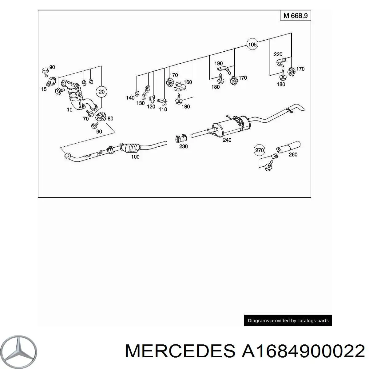  A1684900022 Mercedes