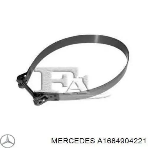 Купити A1684904221 Mercedes Вихлоп