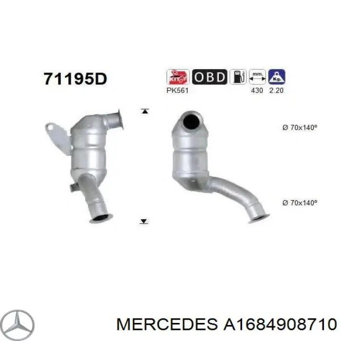  A168490871080 Mercedes