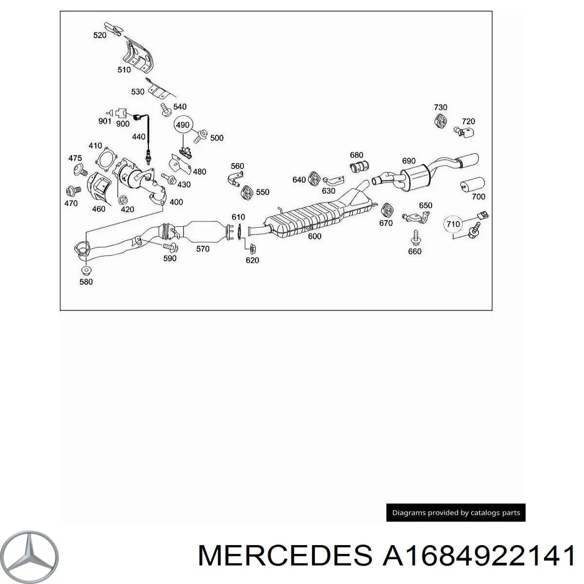  Mercedes A1684922141 ціна, від 12.59 USD
