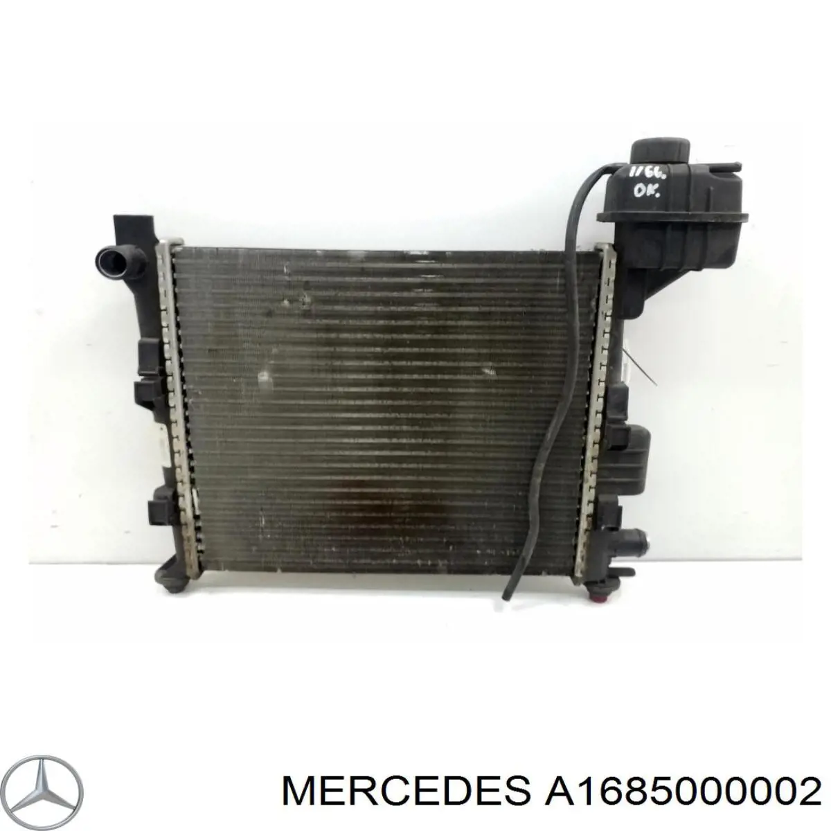 A1685000002 Mercedes радіатор охолодження двигуна