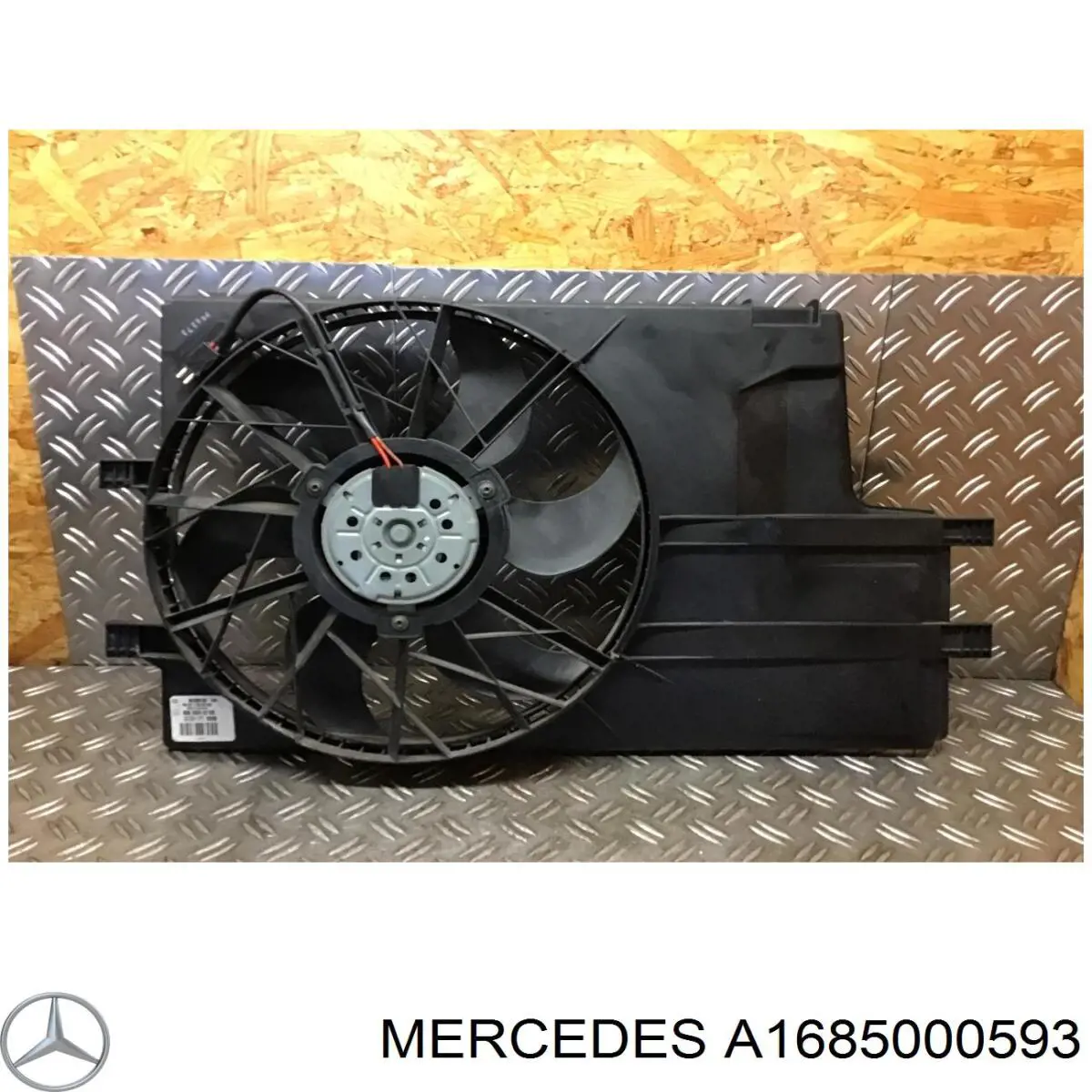 Дифузор радіатора охолодження, в зборі з двигуном і крильчаткою Mercedes A1685000593 ціна, від 31.16 USD
