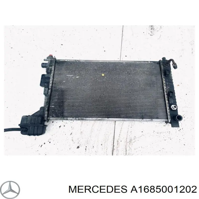 A1685001202 Mercedes радіатор охолодження двигуна