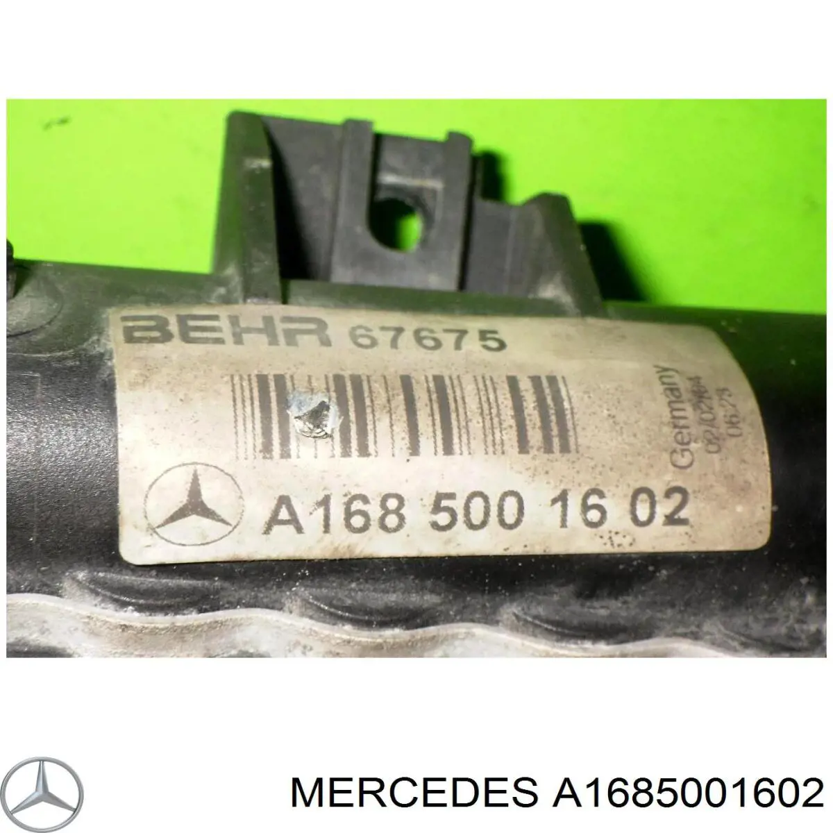 Радіатор основний Mercedes A1685001602 ціна, від 63.34 USD