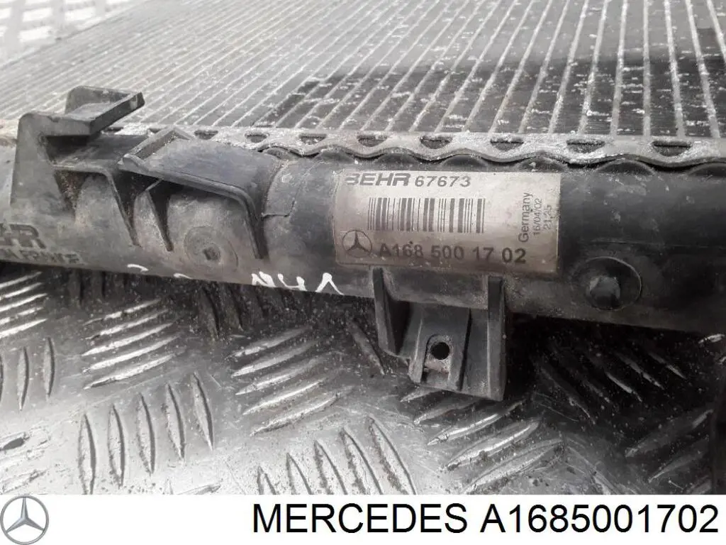 Радіатор основний Mercedes A1685001702 ціна, від 64.68 USD