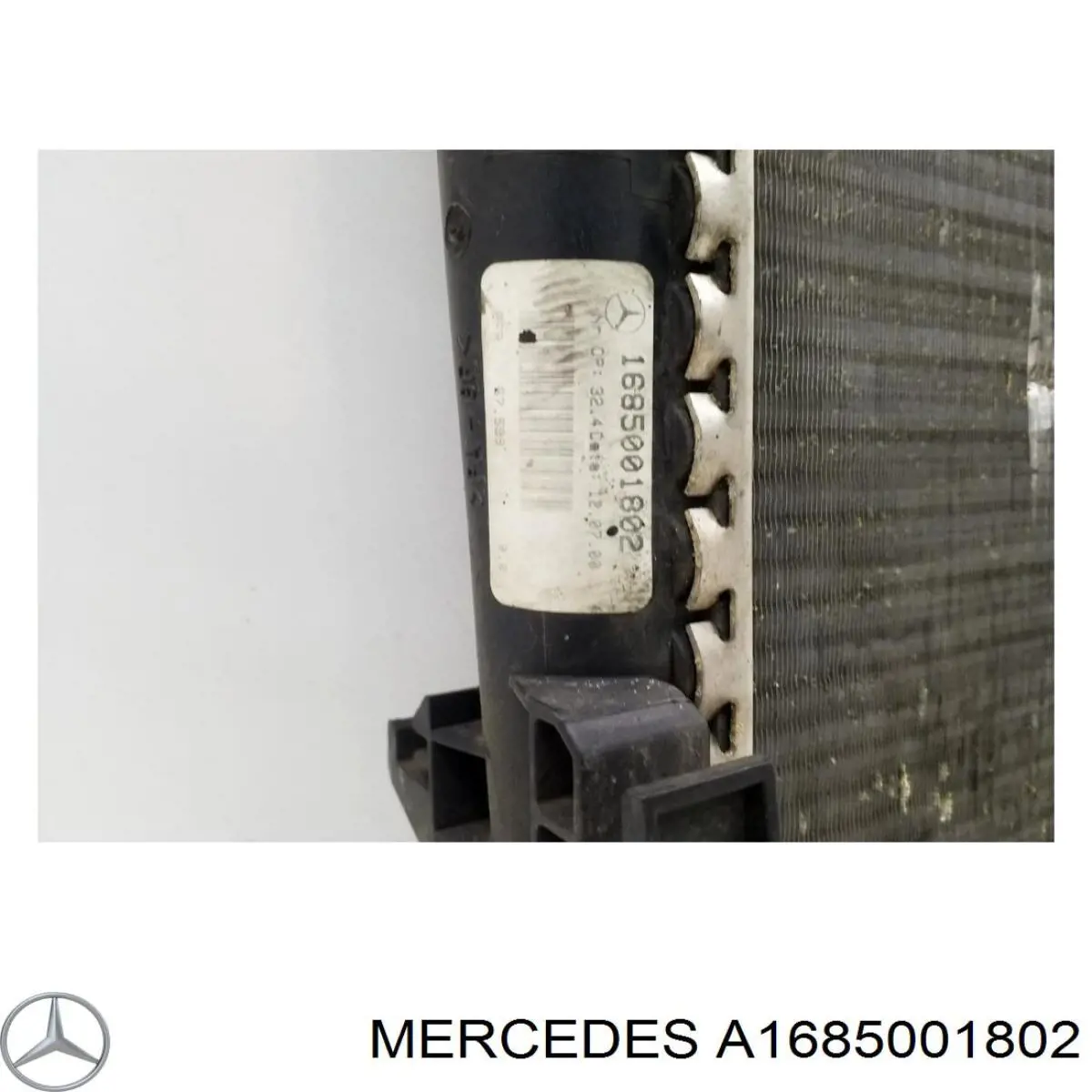 A1685001802 Mercedes Радіатор охолодження двигуна