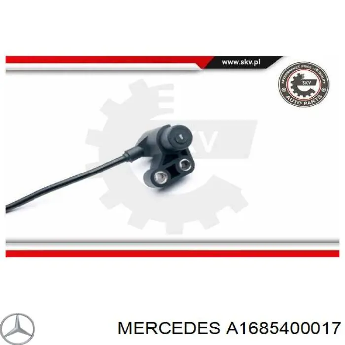 Датчик ABS передній лівий Mercedes A1685400017 ціна, від 13.34 USD