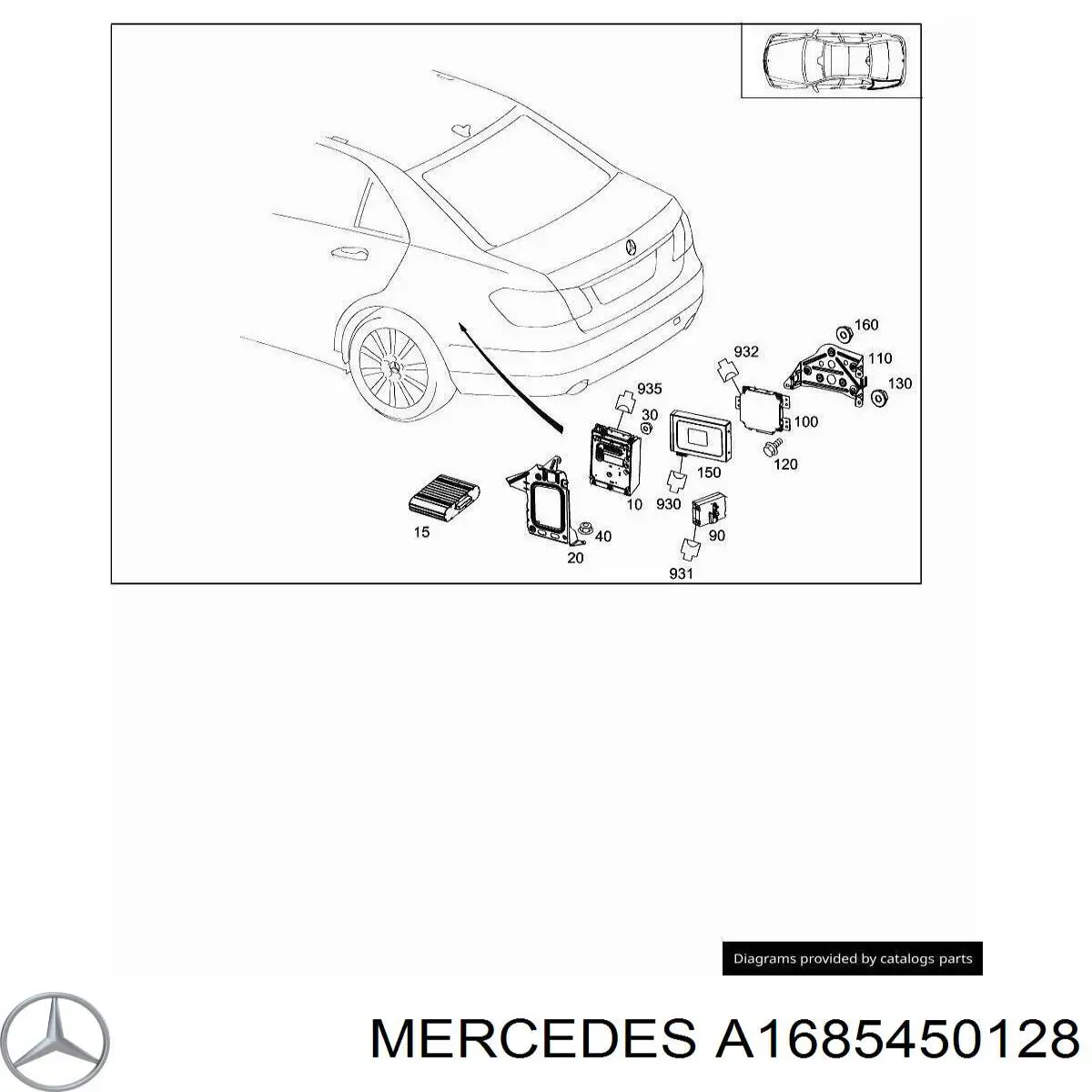 A1685450128 Mercedes 