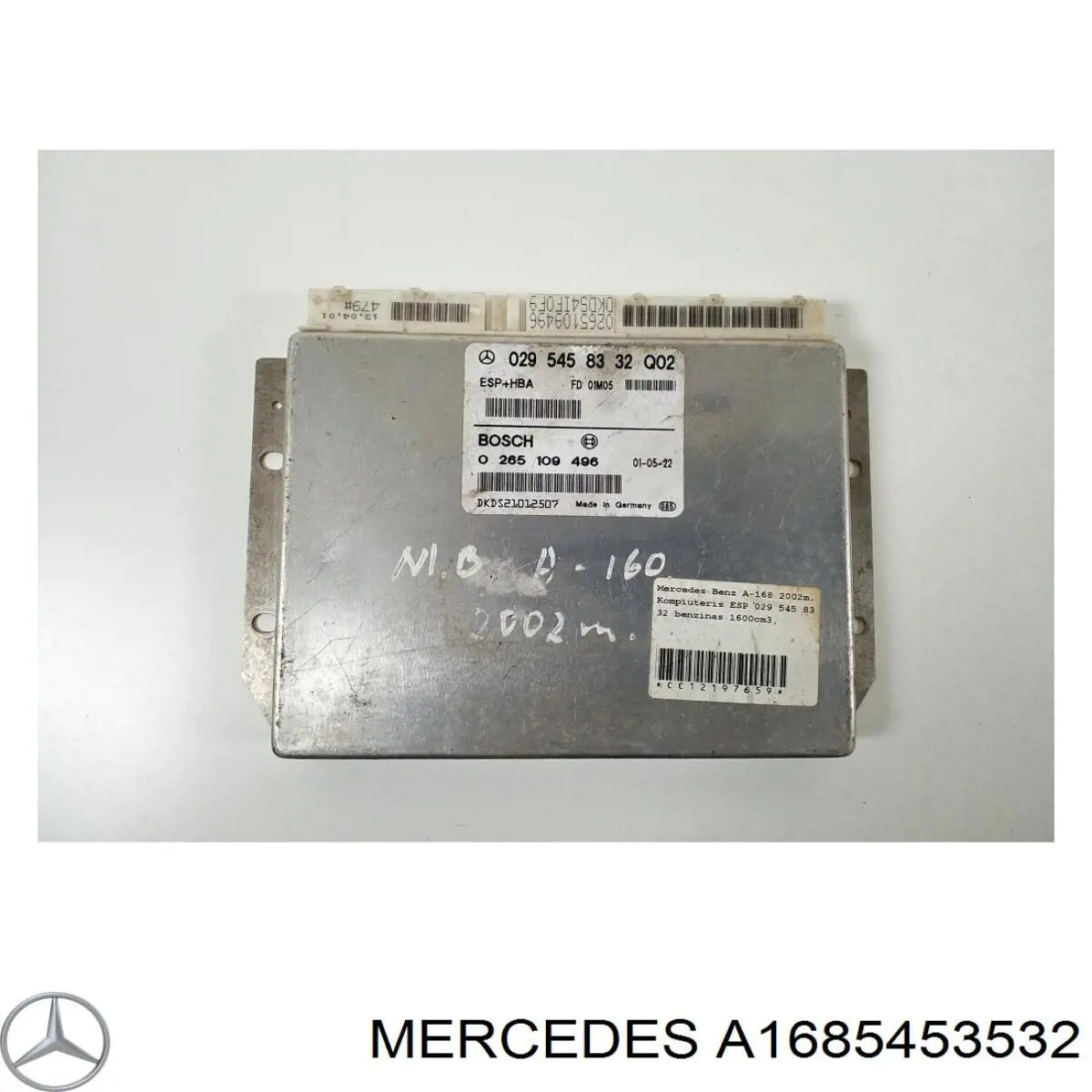 A1685453532 Mercedes блок керування esp