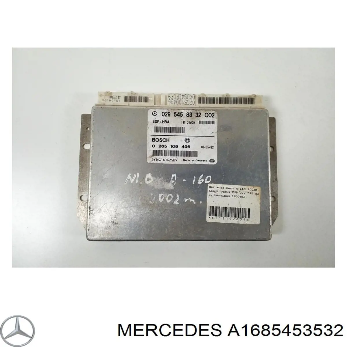 A1685453532 Mercedes Модуль управління ESP