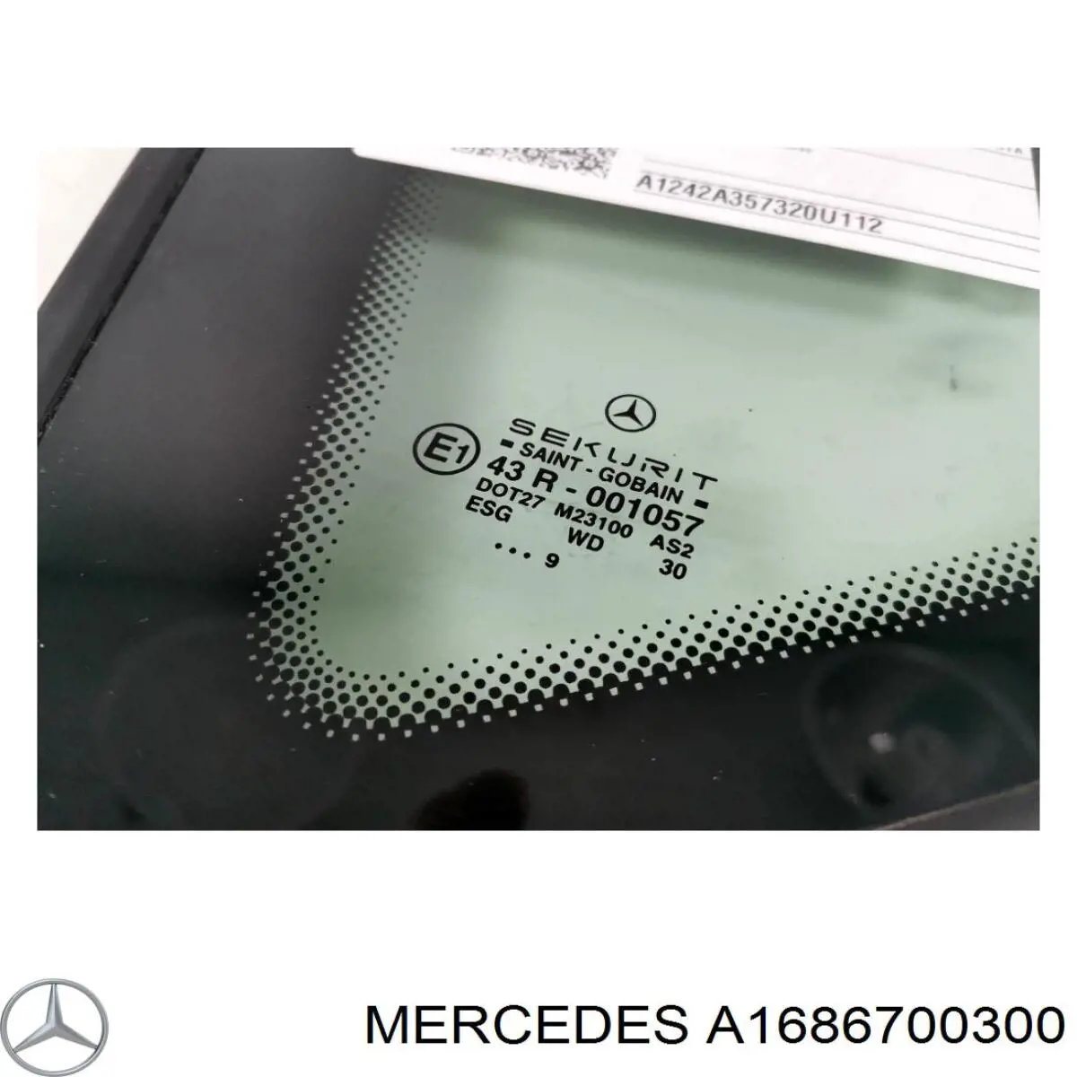 Скло багажника, ліве Mercedes A1686700312 ціна, від 9.87 USD