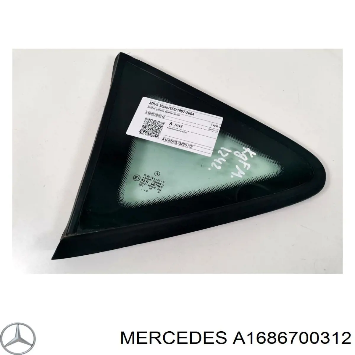 Купити A1686700312 Mercedes Скло багажного відсіку, ліве