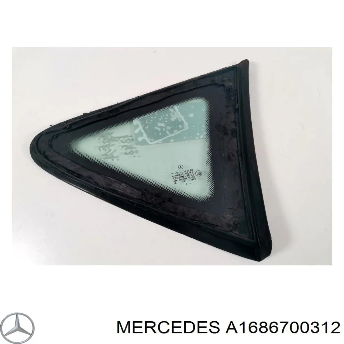 A1686700312 Mercedes Скло багажного відсіку, ліве