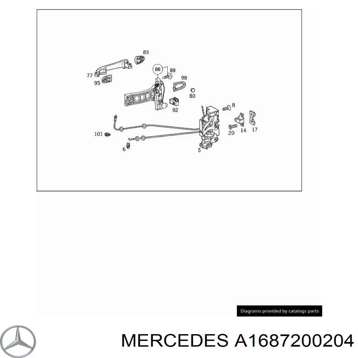 A1687200204 Mercedes 