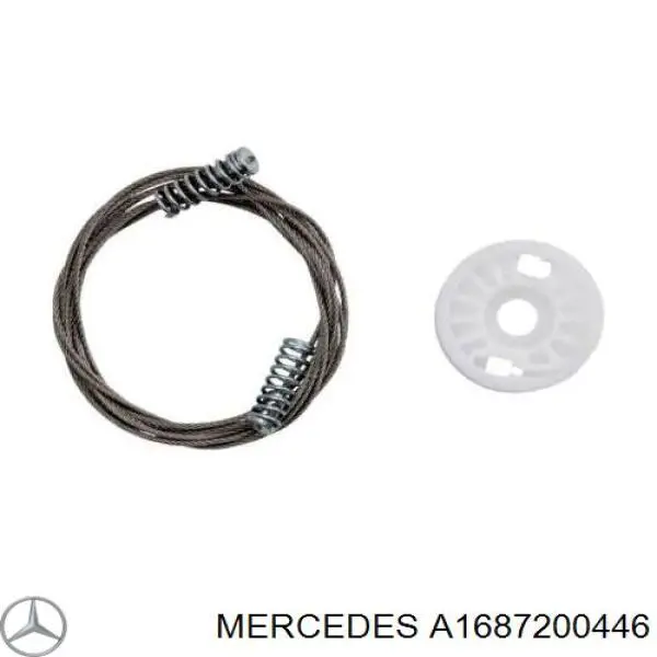 A1687200446 Mercedes Механізм склопідіймача дверей передніх, правих