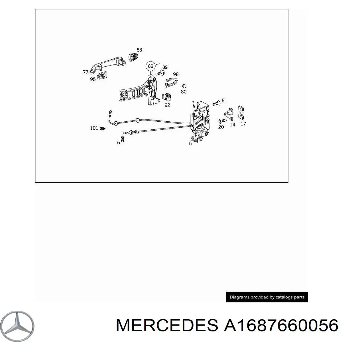 A1687660056 Mercedes 