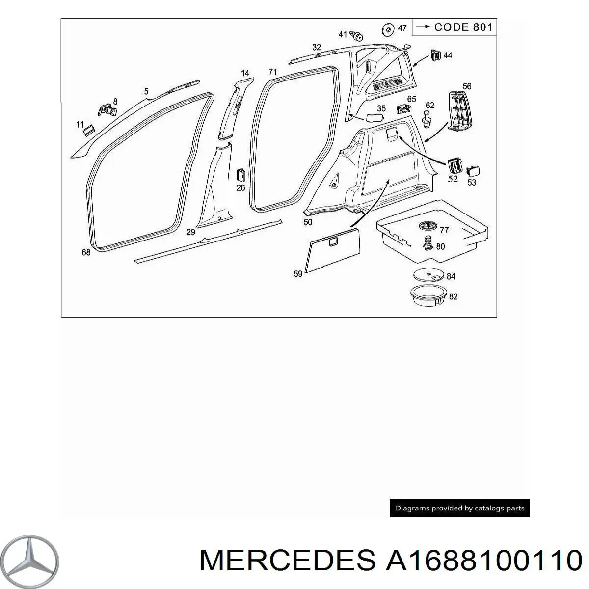 Козирок сонцезахисний автомобіля Mercedes A хетчбек (W168) (1997 - 2004) ціна, від 8.35 USD