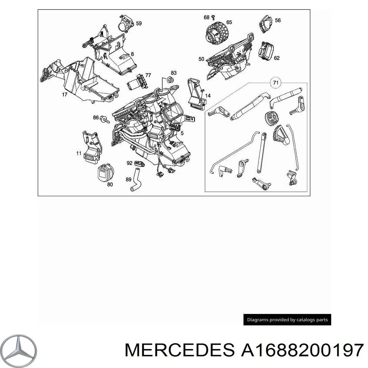  A1688200197 Mercedes