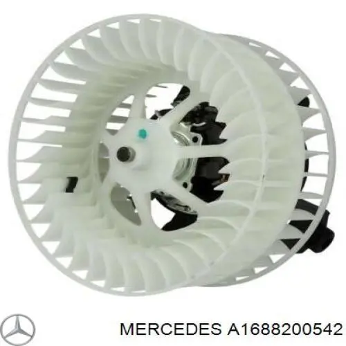 A1688200542 Mercedes двигун вентилятора пічки (обігрівача салону)