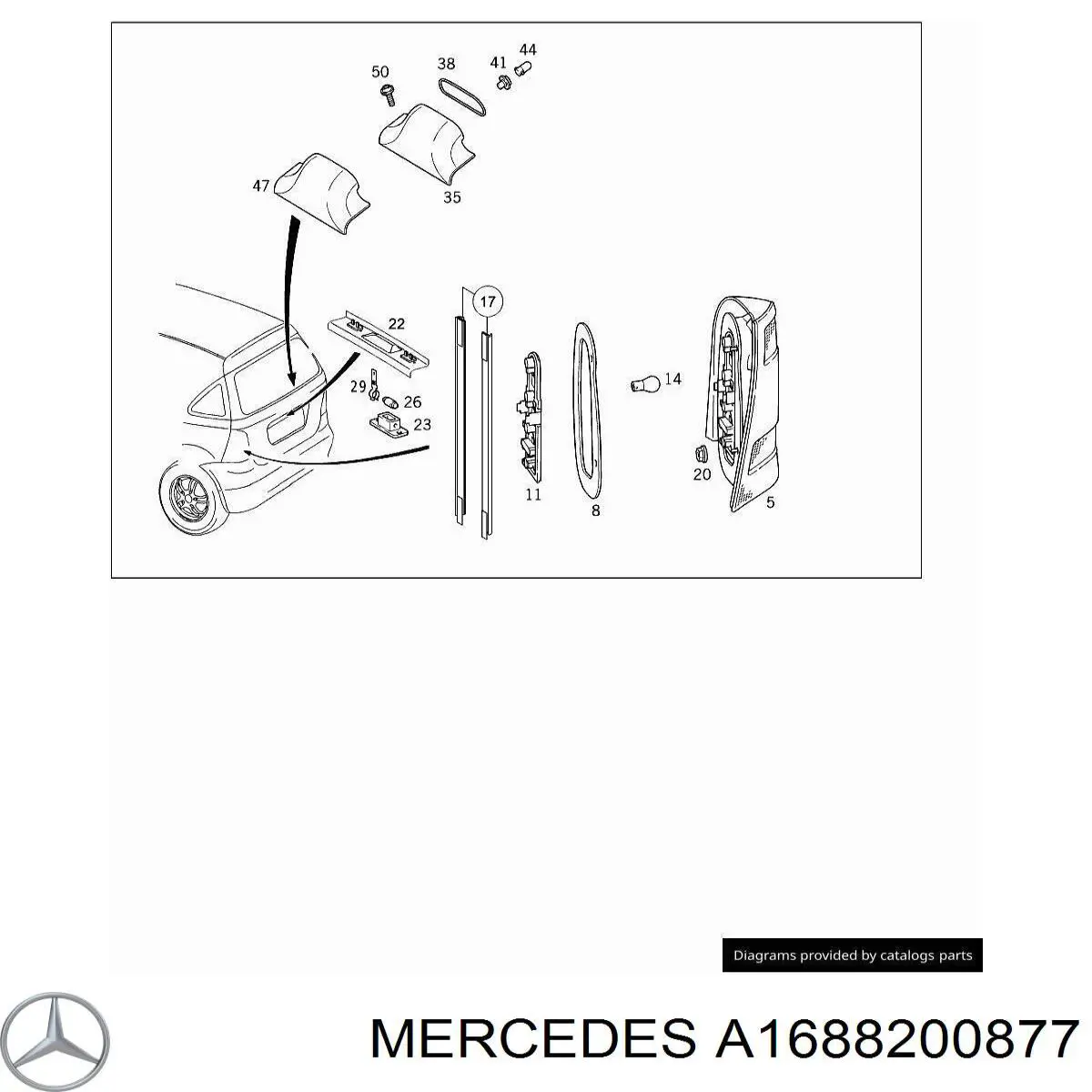 A1688200877 Mercedes 
