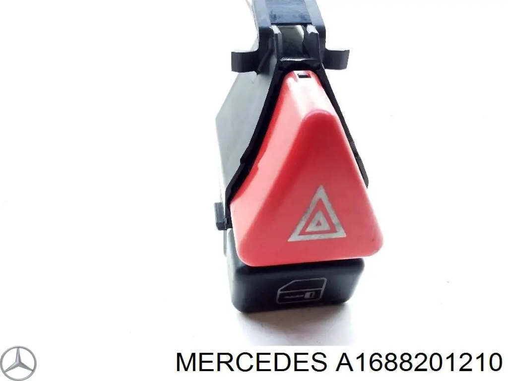 Кнопка включення аварійної сигналізації Mercedes A1688201210 ціна, від 2.81 USD