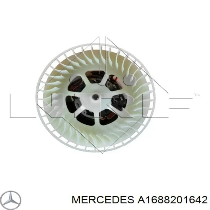 Двигун вентилятора пічки (обігрівача салону) Mercedes A1688201642 ціна, від 32.27 USD