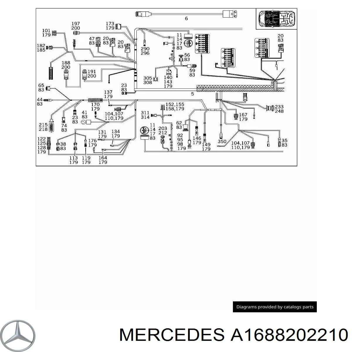 A1688202210 Mercedes 