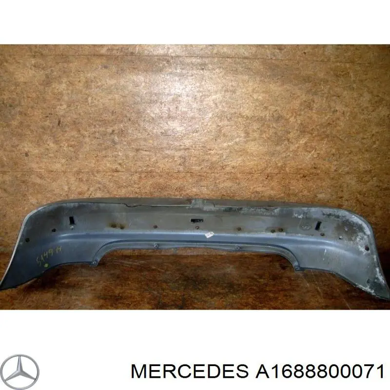 Кожух бампера заднього Mercedes A1688800071 ціна, від 25.34 USD