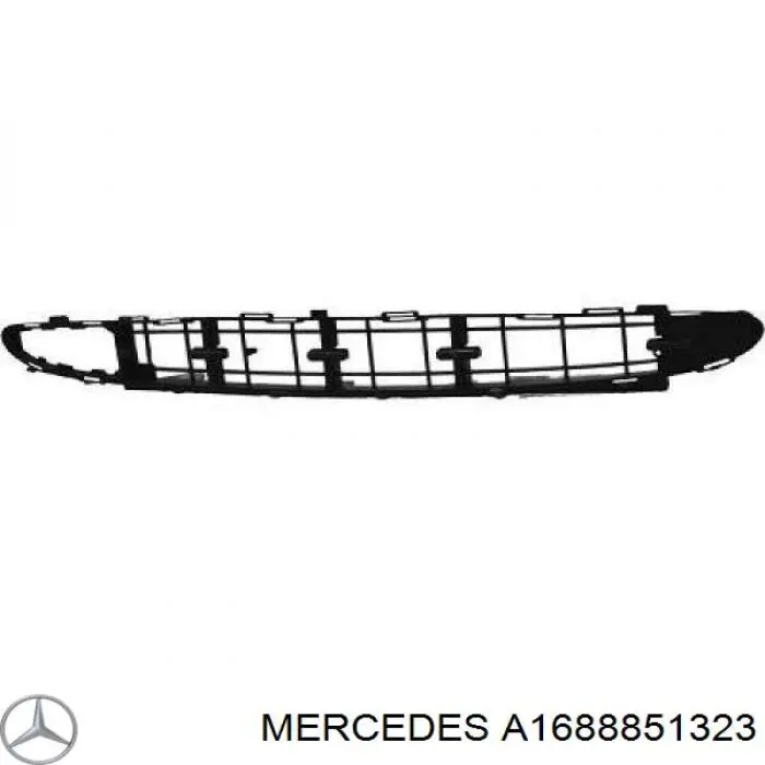 A1688851323 Mercedes Решітка переднього бампера, центральна