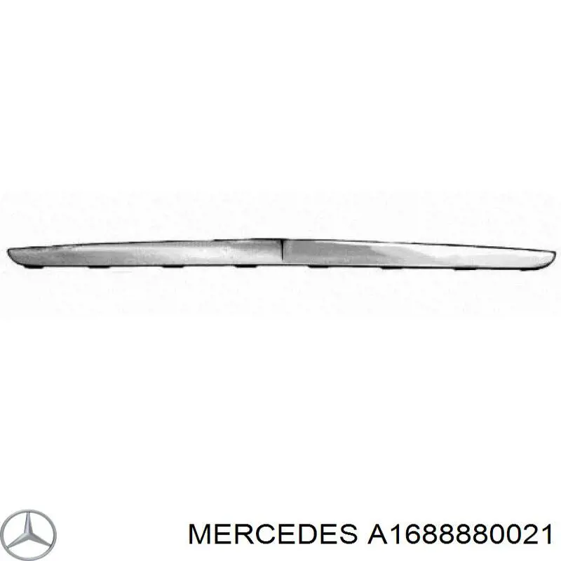 A1688880021 Mercedes решітка радіатора