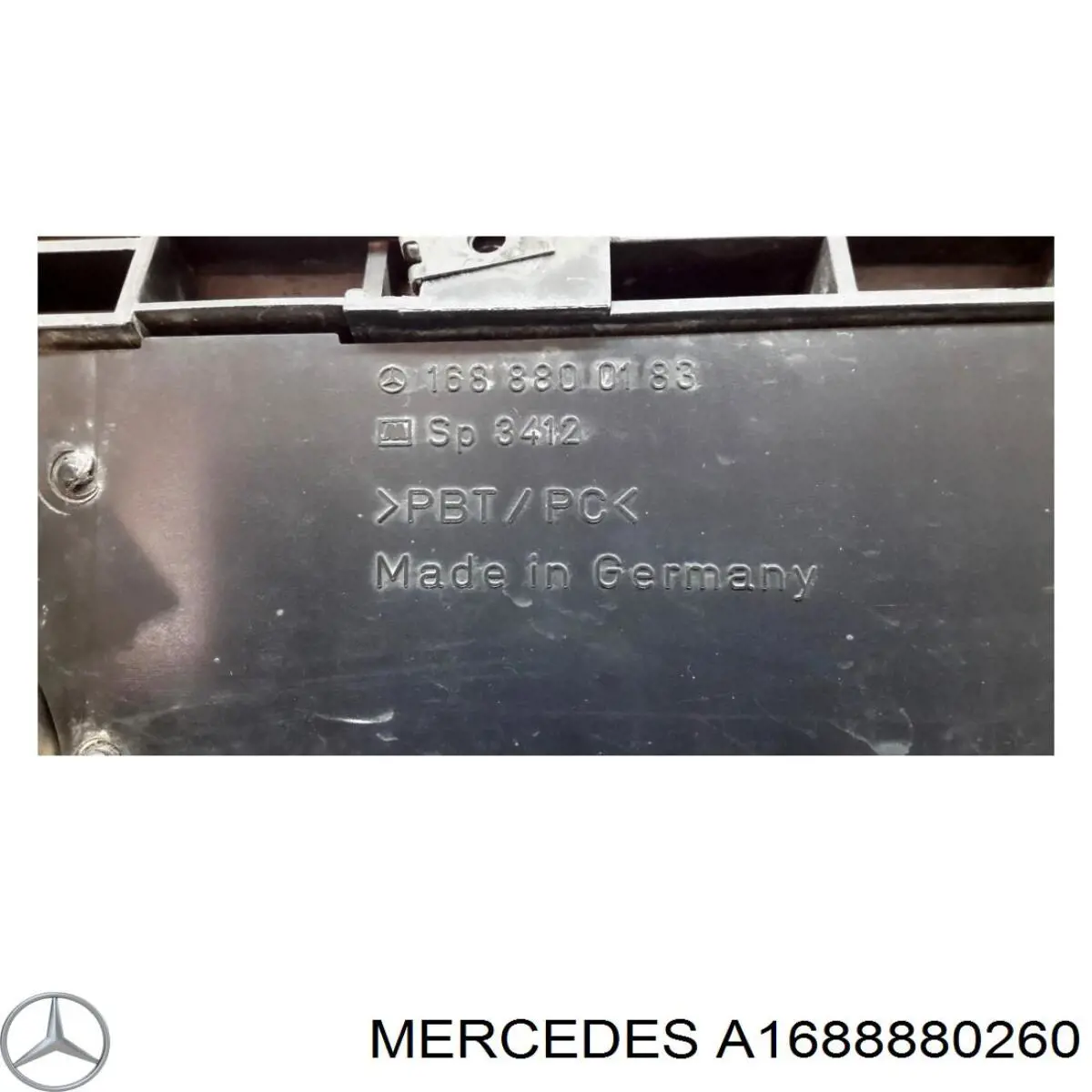Облицювання радіатора Mercedes A1688880260 ціна, від 26.51 USD
