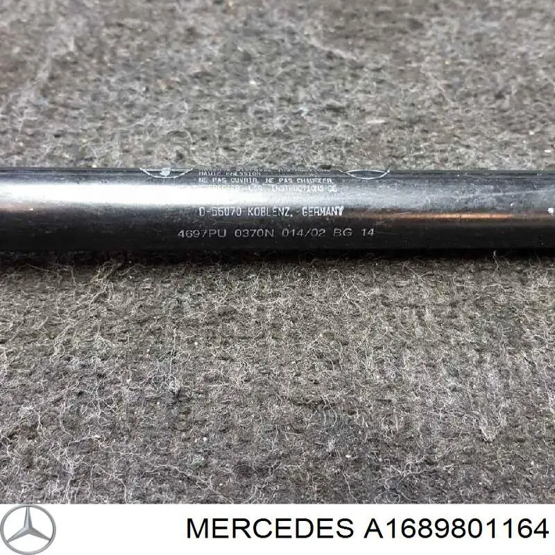 Амортизатор двері задньої Mercedes A1689801164 ціна, від 7.10 USD