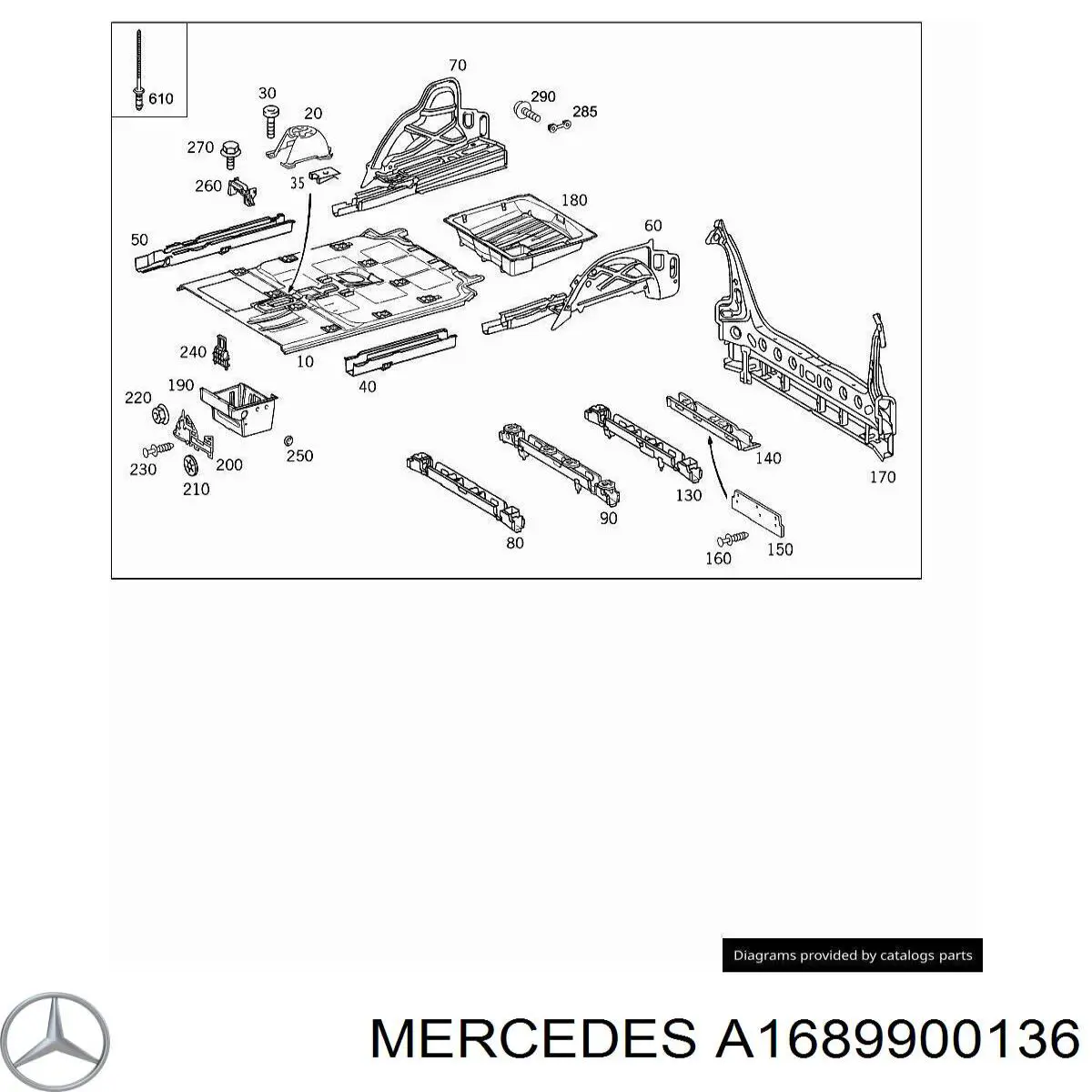  A1689900136 Mercedes