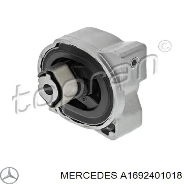 Подушка (опора) двигуна, права задня Mercedes A1692401018 ціна, від 46.25 USD