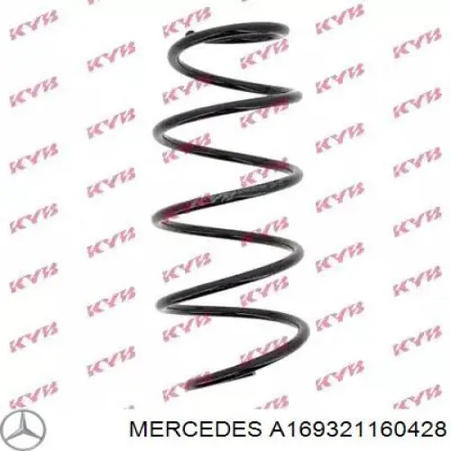 Пружина передньої підвіски Mercedes A1693211604