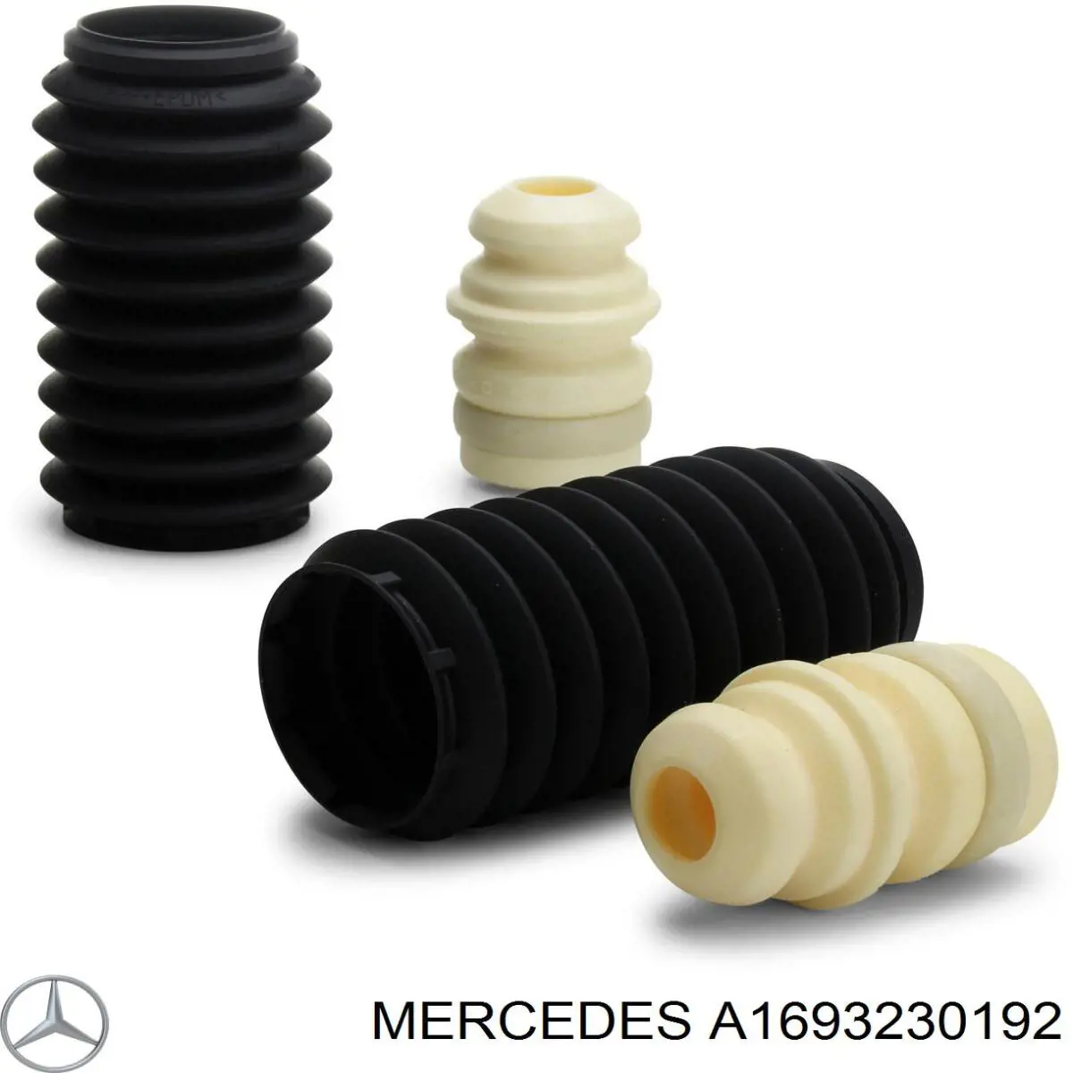 Купити A1693230192 Mercedes Буфер-відбійник амортизатора переднього + пильовик