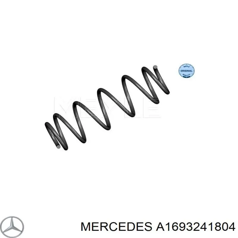 A1693241804 Mercedes Пружина підвіски задня